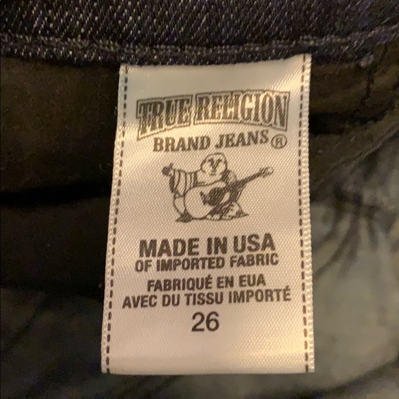 True Religion Victoria Mid Rise Skinny, Made in the USA, 26x33, EUC, $288 MSRP - Picture 7 of 13